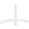 Ekena Millwork Bellingham Architectural Grade PVC Gable Bracket, 72"W x 33"H x 2"D x 4"F, 11/12 Pitch GBP072X33X0204BEL00 - alternate 1